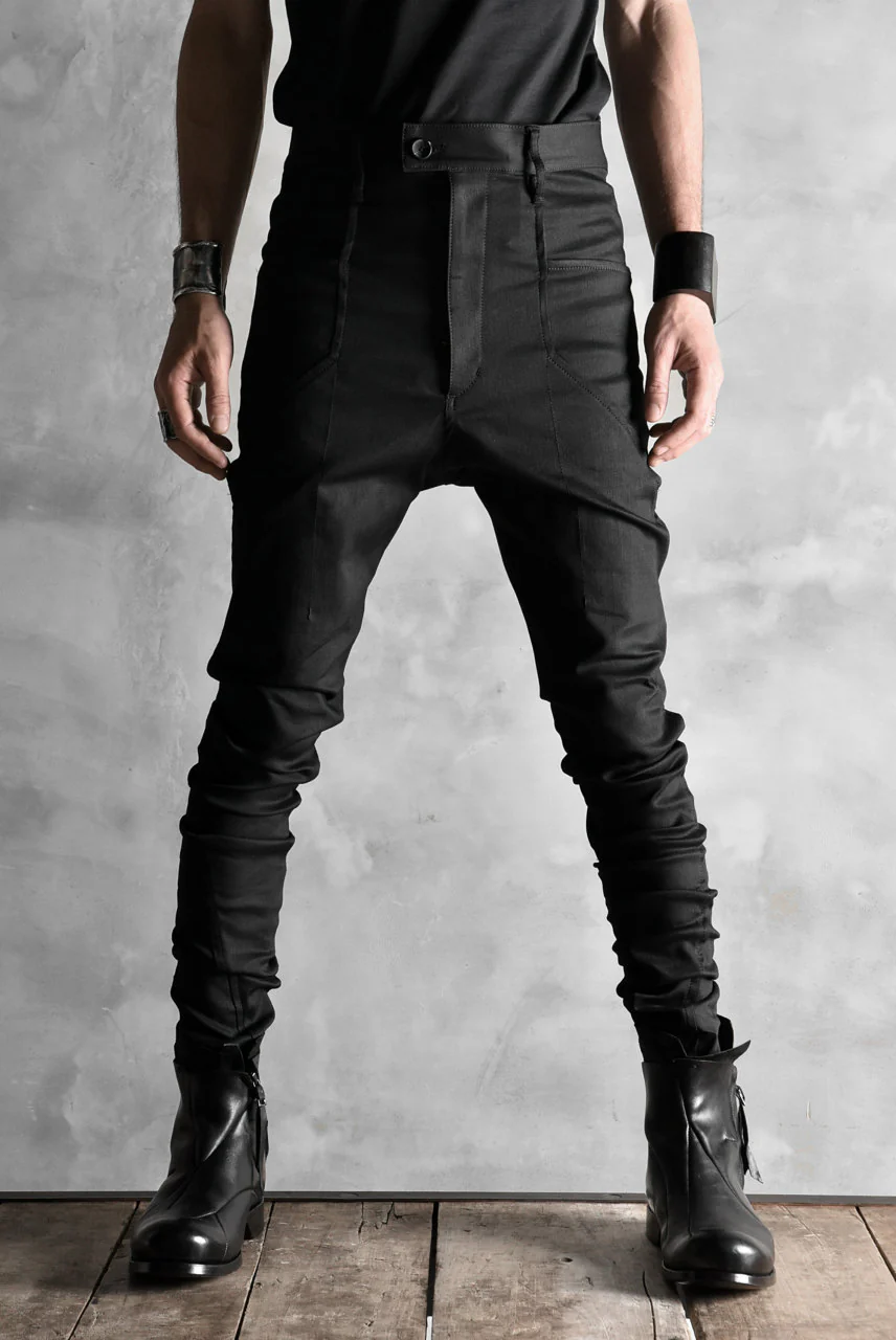 N/07 Darts-Structure Jodphurs Trouser / Ultimate Stretch Denim (BLACK) - Image 26