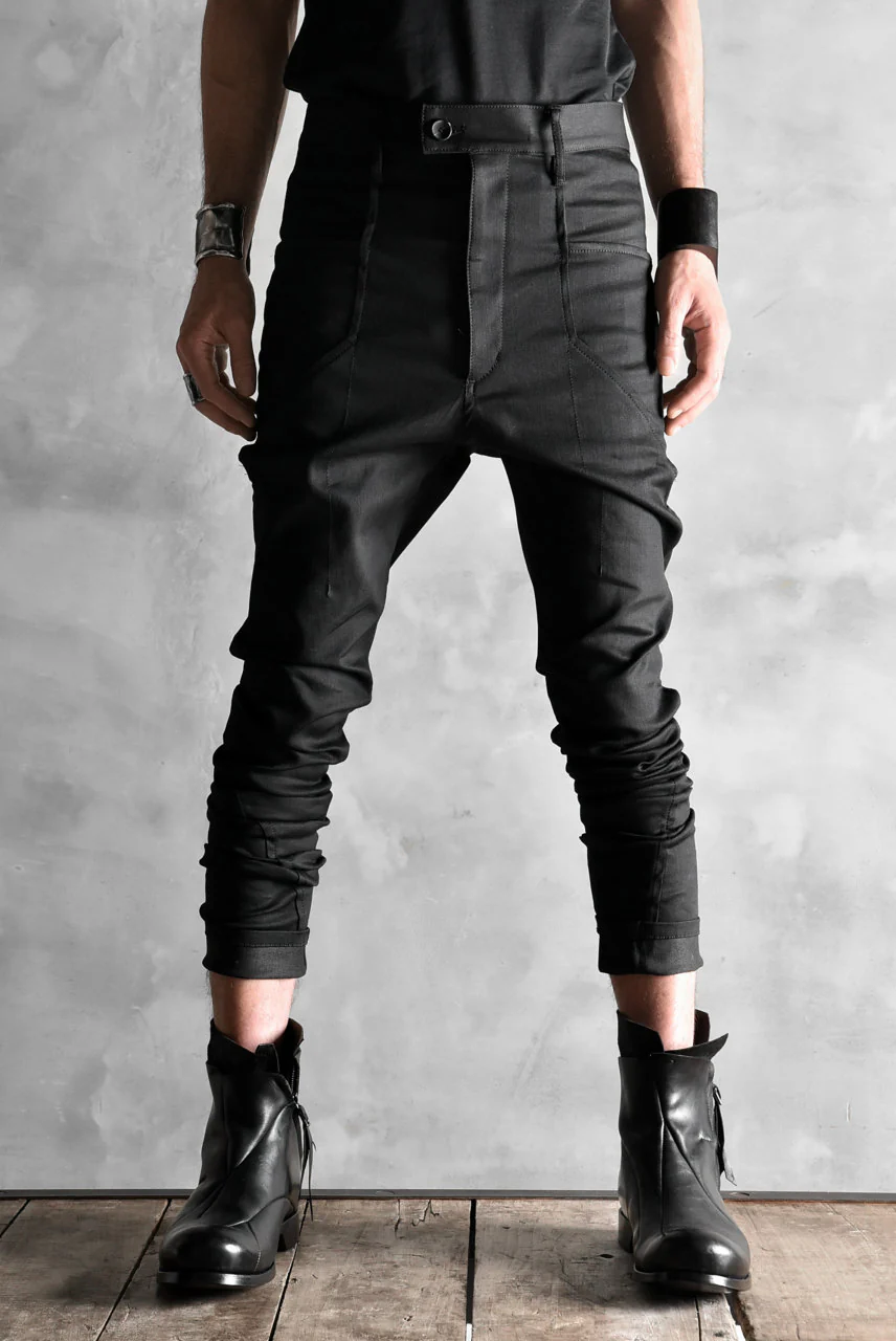 N/07 Darts-Structure Jodphurs Trouser / Ultimate Stretch Denim (BLACK) - Image 31