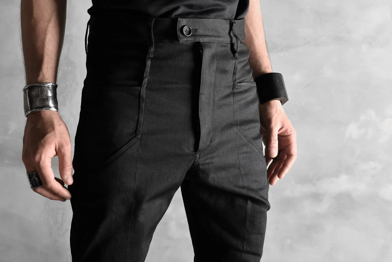N/07 Darts-Structure Jodphurs Trouser / Ultimate Stretch Denim (BLACK) - Image 34