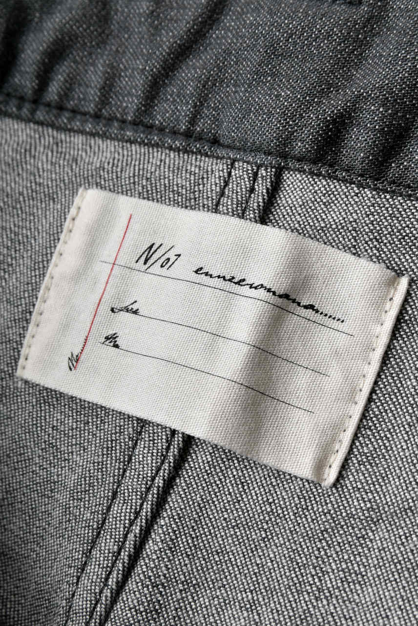 N/07 Darts-Structure Skinny Pants #THIN / Elastic DENIM (D.GREY) - Image 10