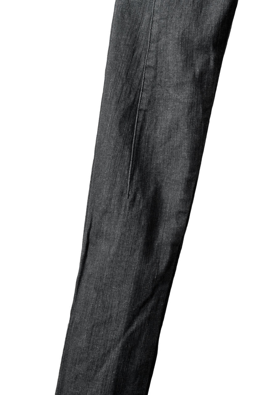 N/07 Darts-Structure Skinny Pants #THIN / Elastic DENIM (D.GREY) - Image 12
