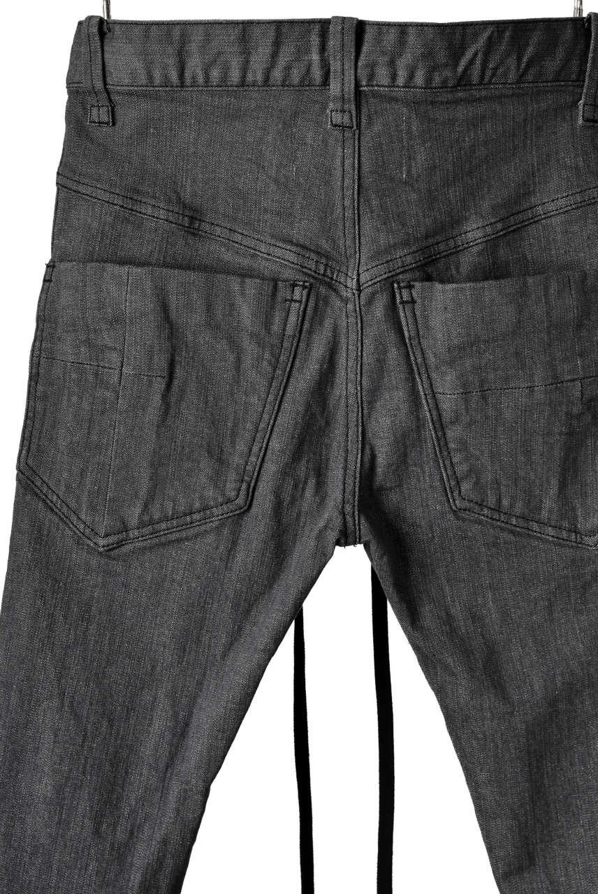 N/07 Darts-Structure Skinny Pants #THIN / Elastic DENIM (D.GREY) - Image 18