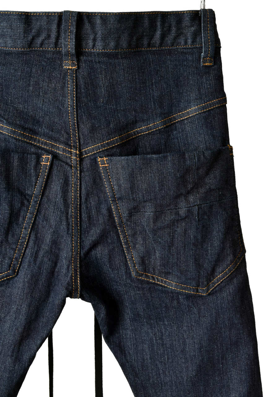 N/07 Darts-Structure Skinny Pants #THIN / Elastic DENIM (INDIGO) - Image 20