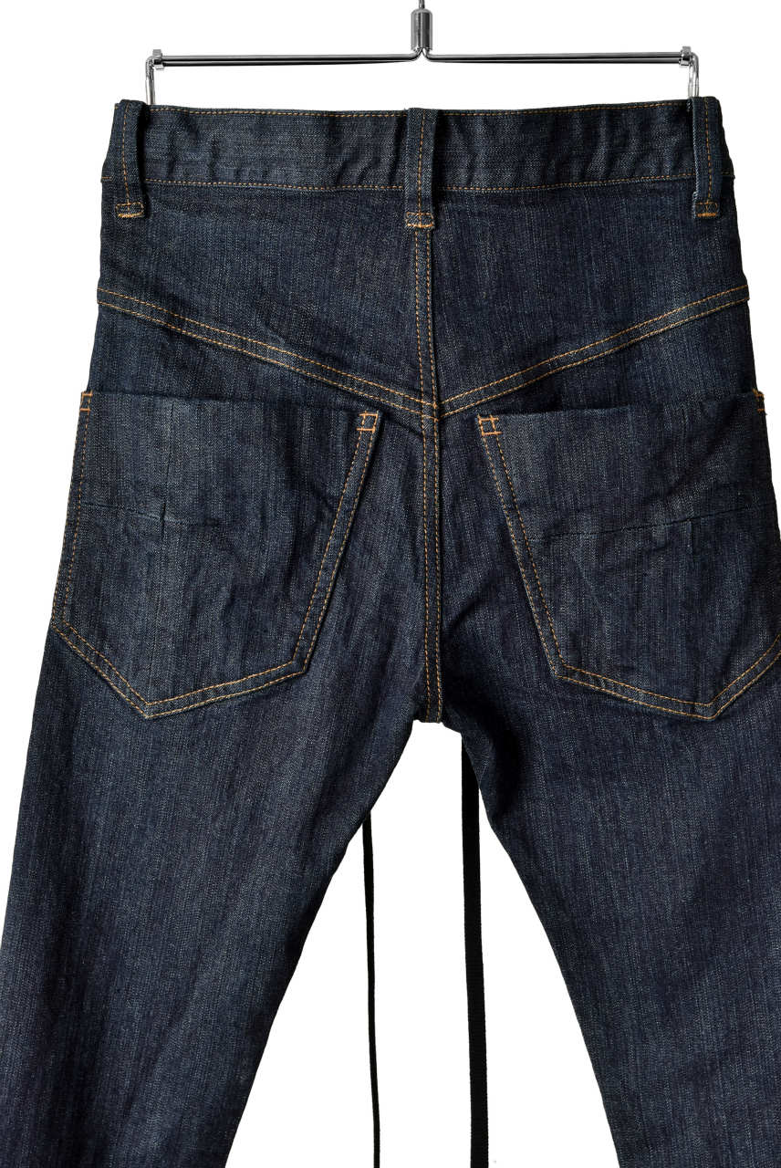 N/07 Darts-Structure Skinny Pants #THIN / Elastic DENIM (INDIGO) - Image 21