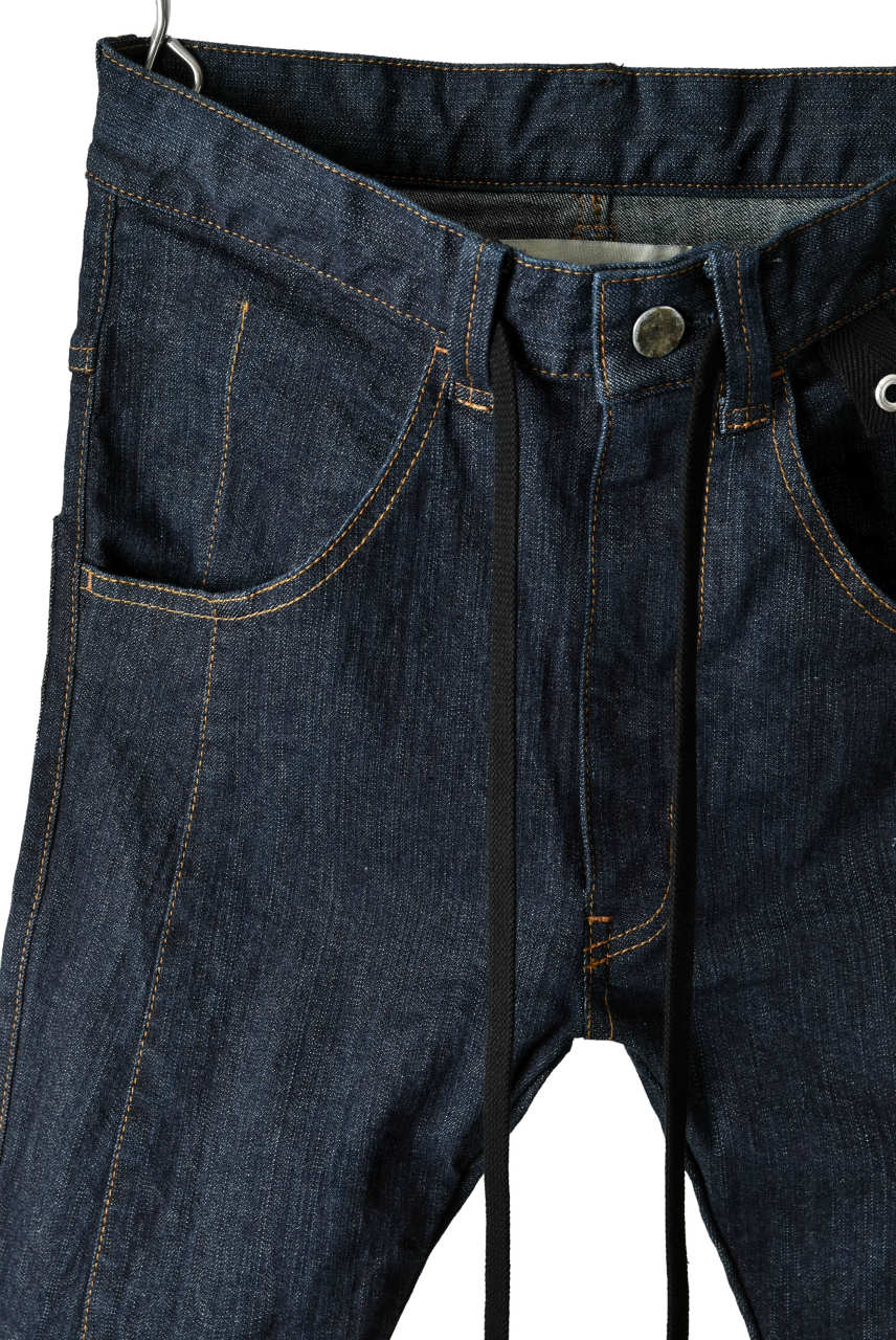 N/07 Darts-Structure Skinny Pants #THIN / Elastic DENIM (INDIGO) - Image 6