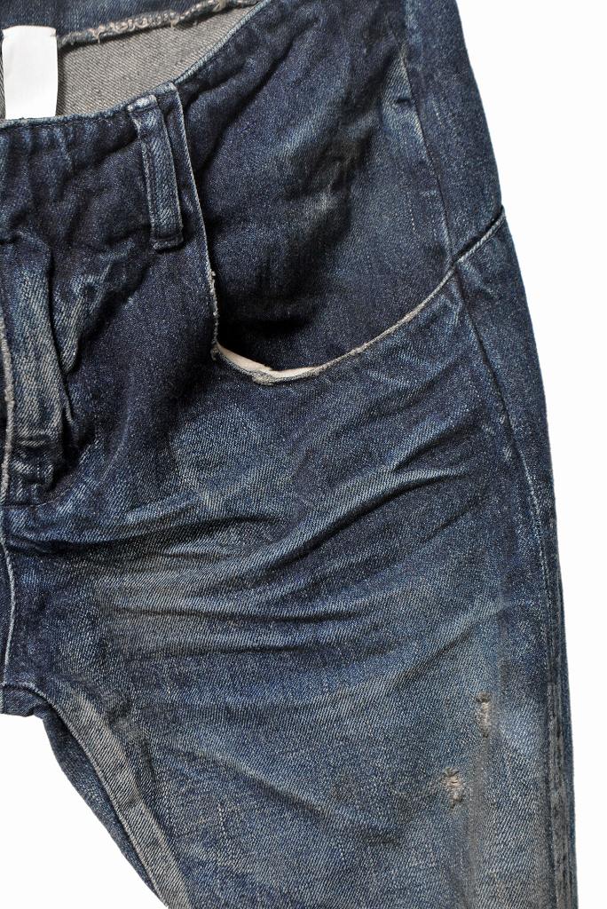 N/07 denim  pant vintage fade / used craft (DARK INDIGO) - Image 6