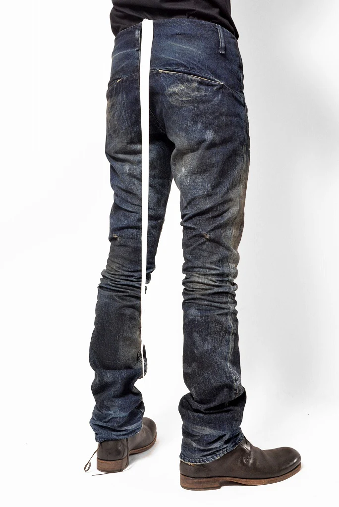 N/07 denim  pant vintage fade / used craft (DARK INDIGO) - Image 8