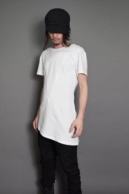 N/07 diagonal seam Tee " URAKE JERSEY " (WHITE) - Image 8