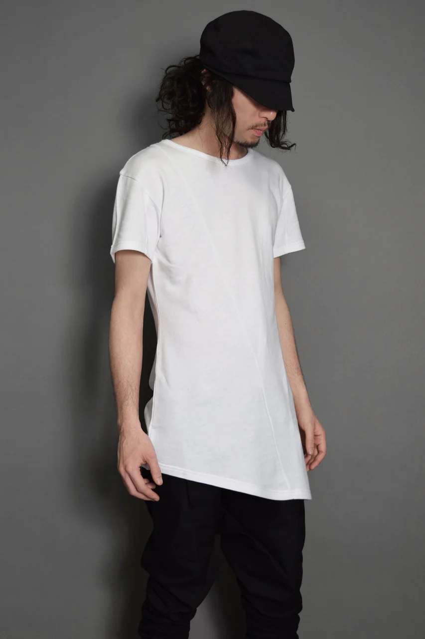 N/07 diagonal seam Tee " URAKE JERSEY " (WHITE) - Image 9