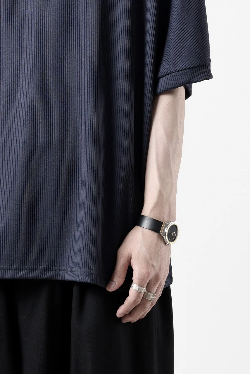 N/07 DOLMAN SHORT SLEEVE TEE / AQUASUITING THICK RIB (MIDNIGHT) - Image 19