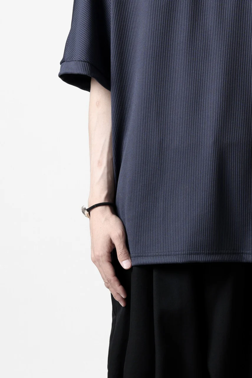 N/07 DOLMAN SHORT SLEEVE TEE / AQUASUITING THICK RIB (MIDNIGHT) - Image 21
