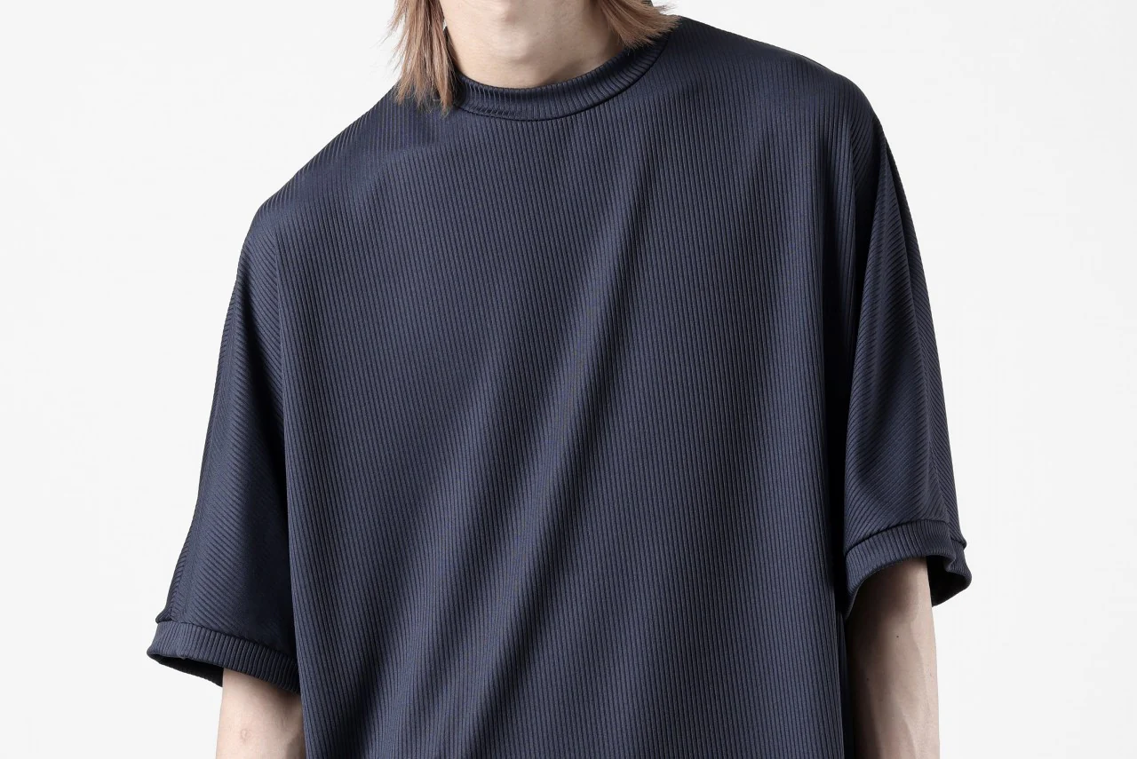 N/07 DOLMAN SHORT SLEEVE TEE / AQUASUITING THICK RIB (MIDNIGHT) - Image 23