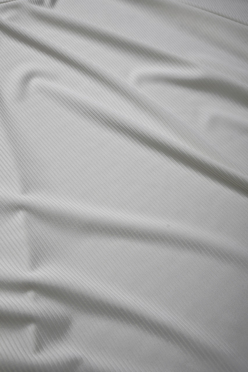 N/07 DOLMAN SHORT SLEEVE TEE / AQUASUITING THICK RIB (WHITE) - Image 12