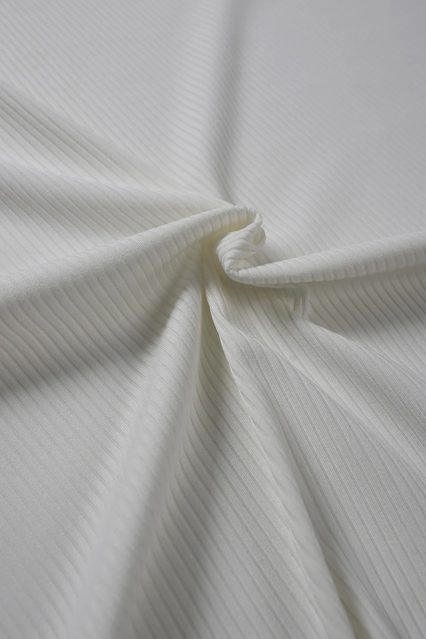 N/07 DOLMAN SHORT SLEEVE TEE / AQUASUITING THICK RIB (WHITE) - Image 13
