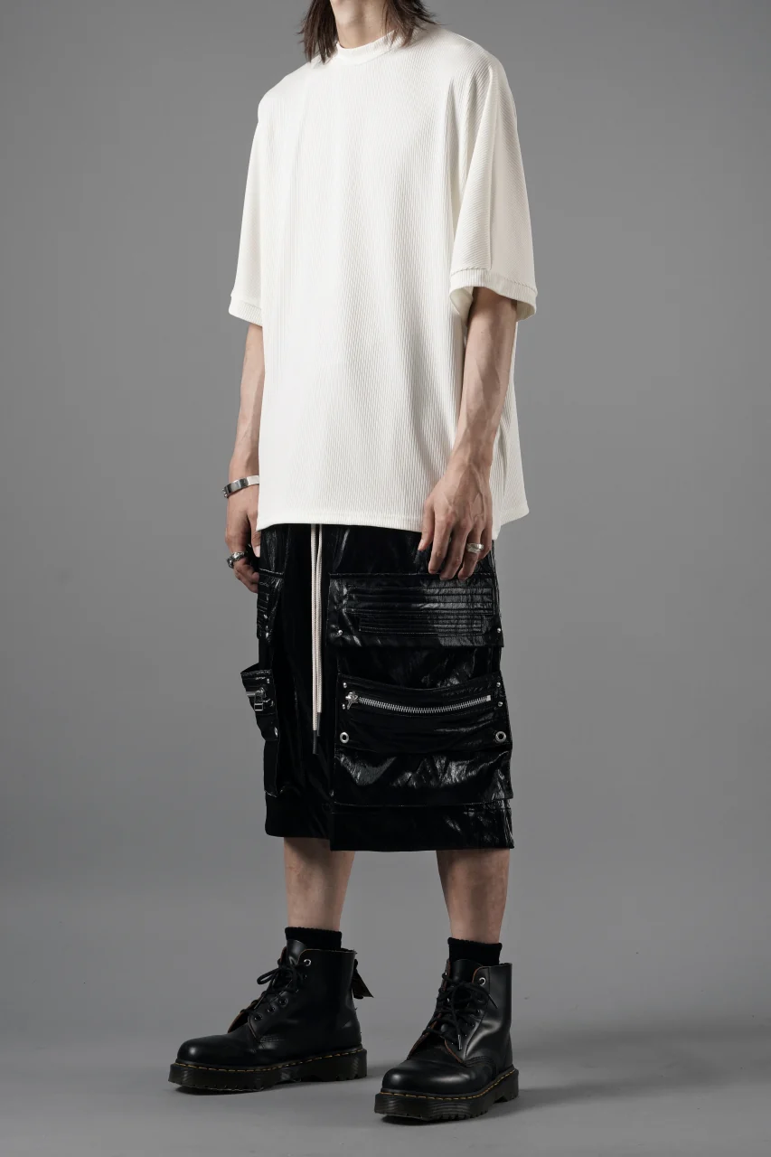 N/07 DOLMAN SHORT SLEEVE TEE / AQUASUITING THICK RIB (WHITE) - Image 16
