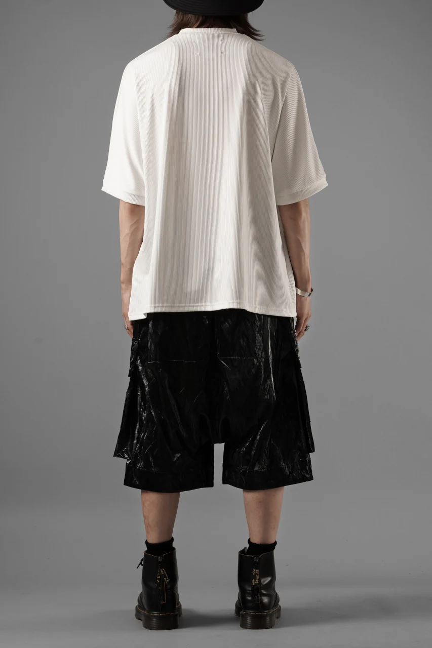 N/07 DOLMAN SHORT SLEEVE TEE / AQUASUITING THICK RIB (WHITE) - Image 17