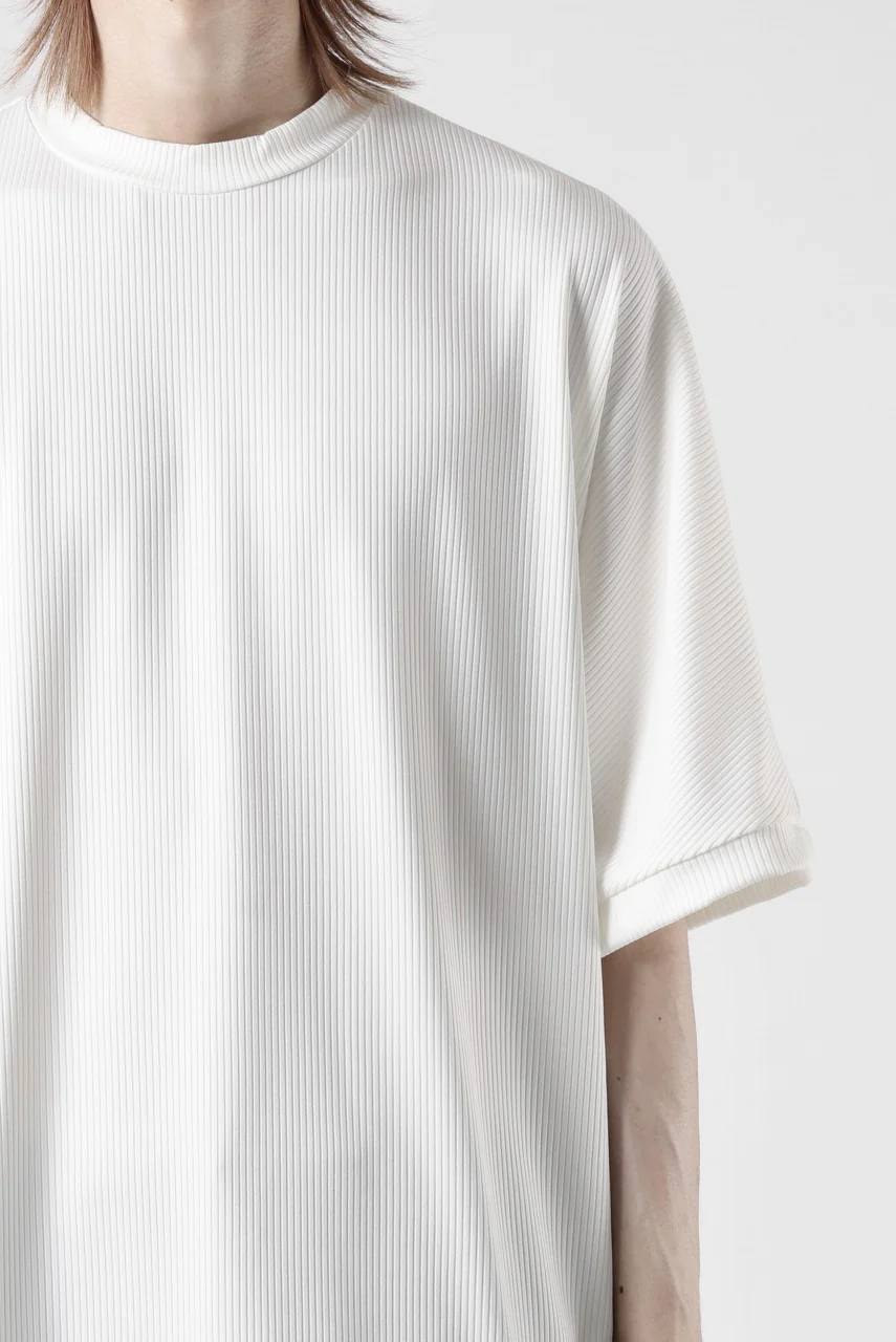 N/07 DOLMAN SHORT SLEEVE TEE / AQUASUITING THICK RIB (WHITE) - Image 19