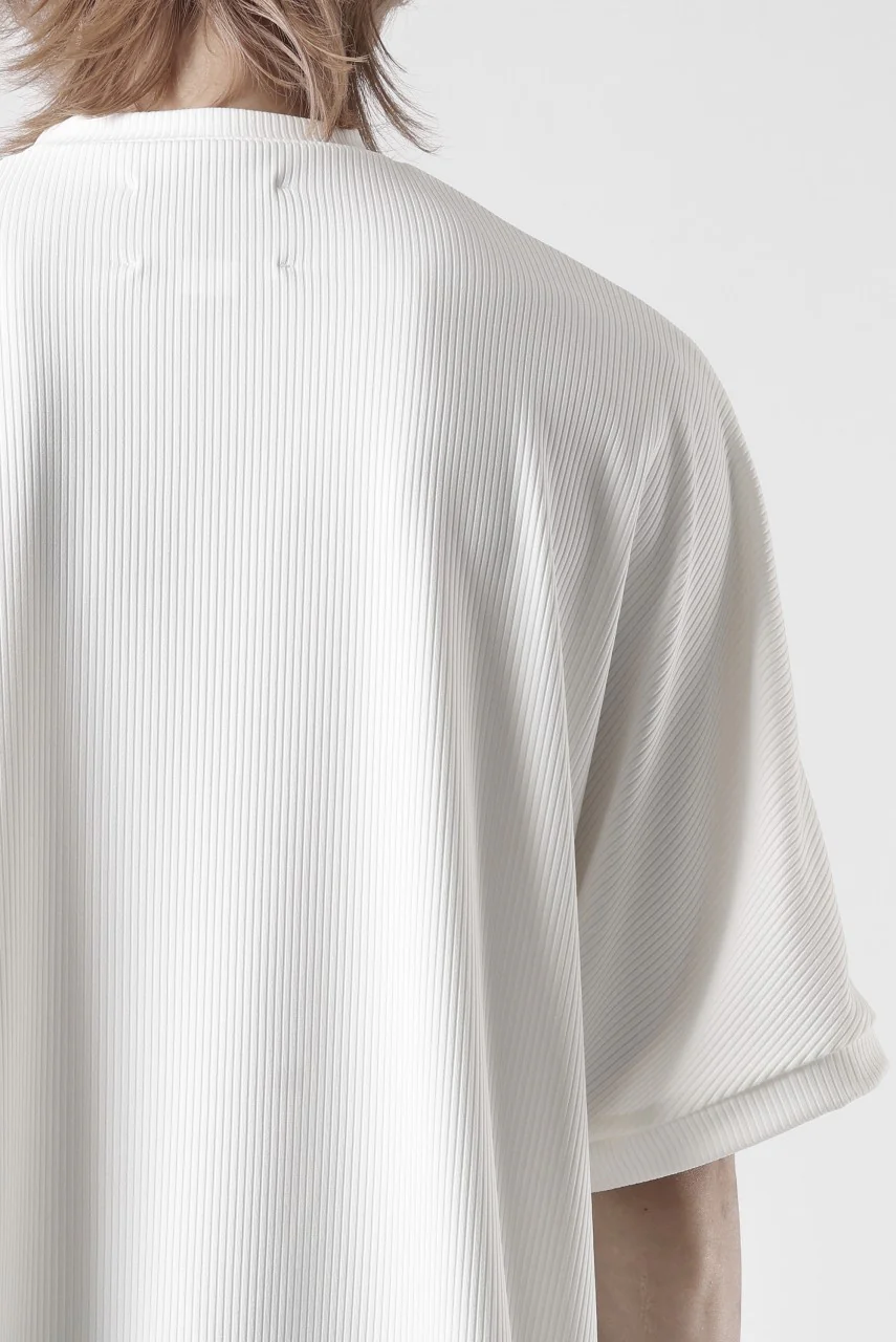 N/07 DOLMAN SHORT SLEEVE TEE / AQUASUITING THICK RIB (WHITE) - Image 23