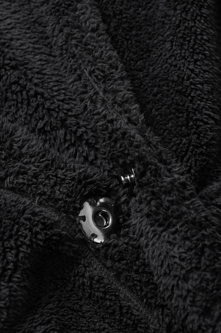 N/07 exclusive BOA FLEECE 3B CARDIGAN (BLACK) - Image 12