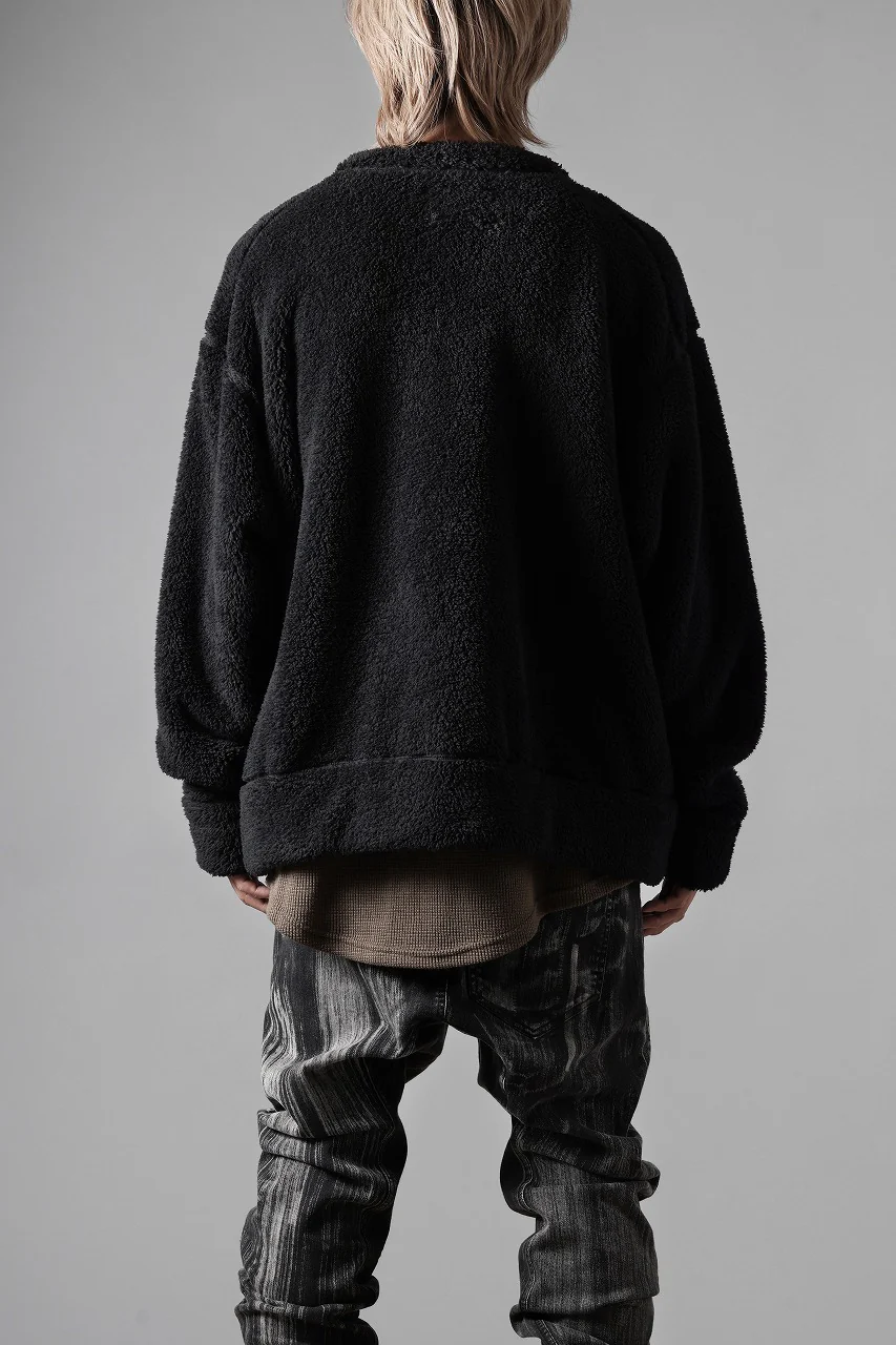 N/07 exclusive BOA FLEECE 3B CARDIGAN (BLACK) - Image 15