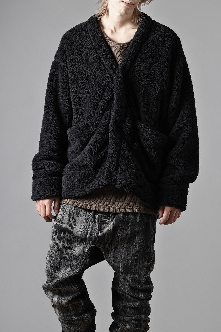 N/07 exclusive BOA FLEECE 3B CARDIGAN (BLACK) - Image 17