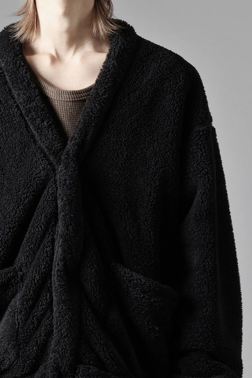 N/07 exclusive BOA FLEECE 3B CARDIGAN (BLACK) - Image 18