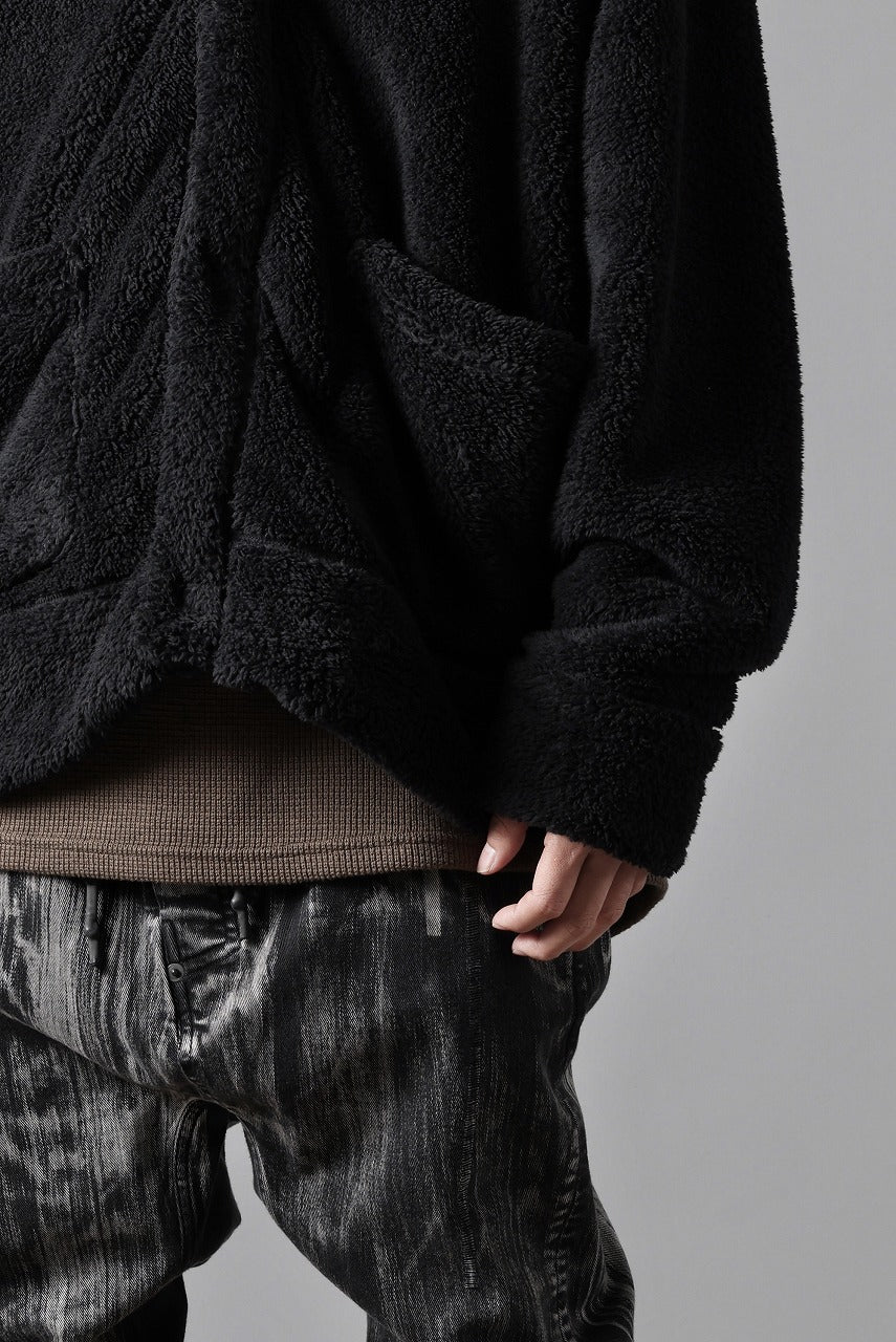 N/07 exclusive BOA FLEECE 3B CARDIGAN (BLACK) - Image 19