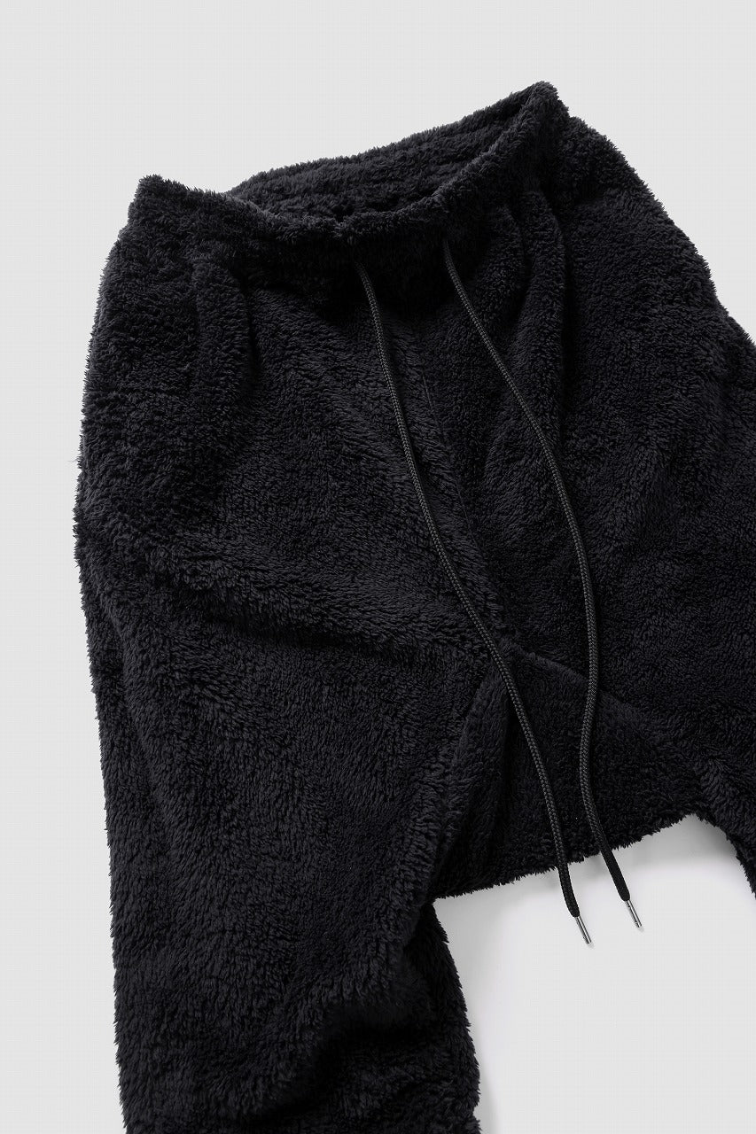 N/07 exclusive BOA FLEECE JODHPURS PANTS [ Production by A.F ARTEFACT ] (BLACK) - Image 16