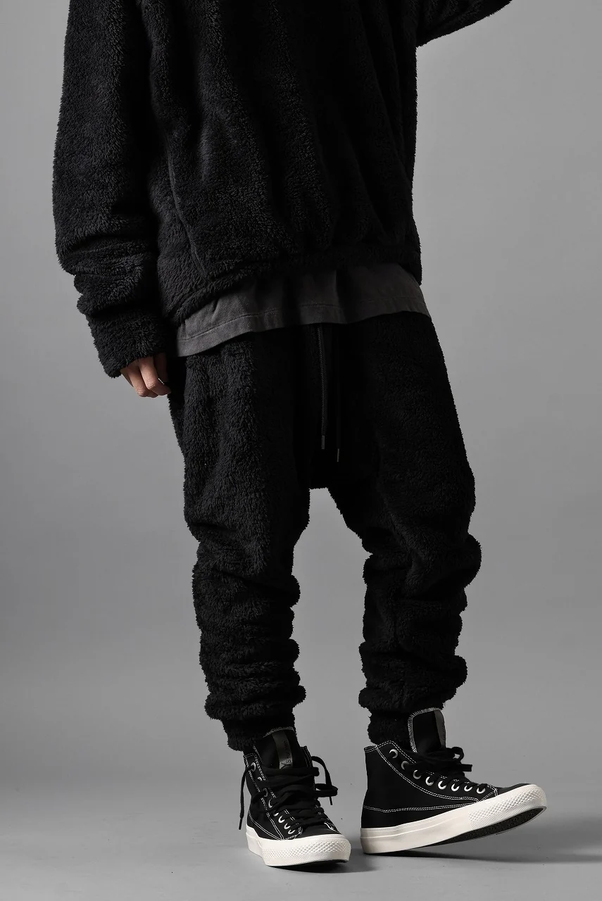 N/07 exclusive BOA FLEECE JODHPURS PANTS [ Production by A.F ARTEFACT ] (BLACK) - Image 26