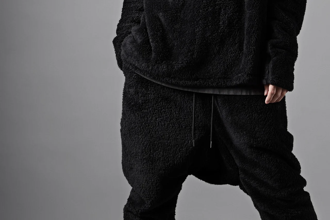 N/07 exclusive BOA FLEECE JODHPURS PANTS [ Production by A.F ARTEFACT ] (BLACK) - Image 50
