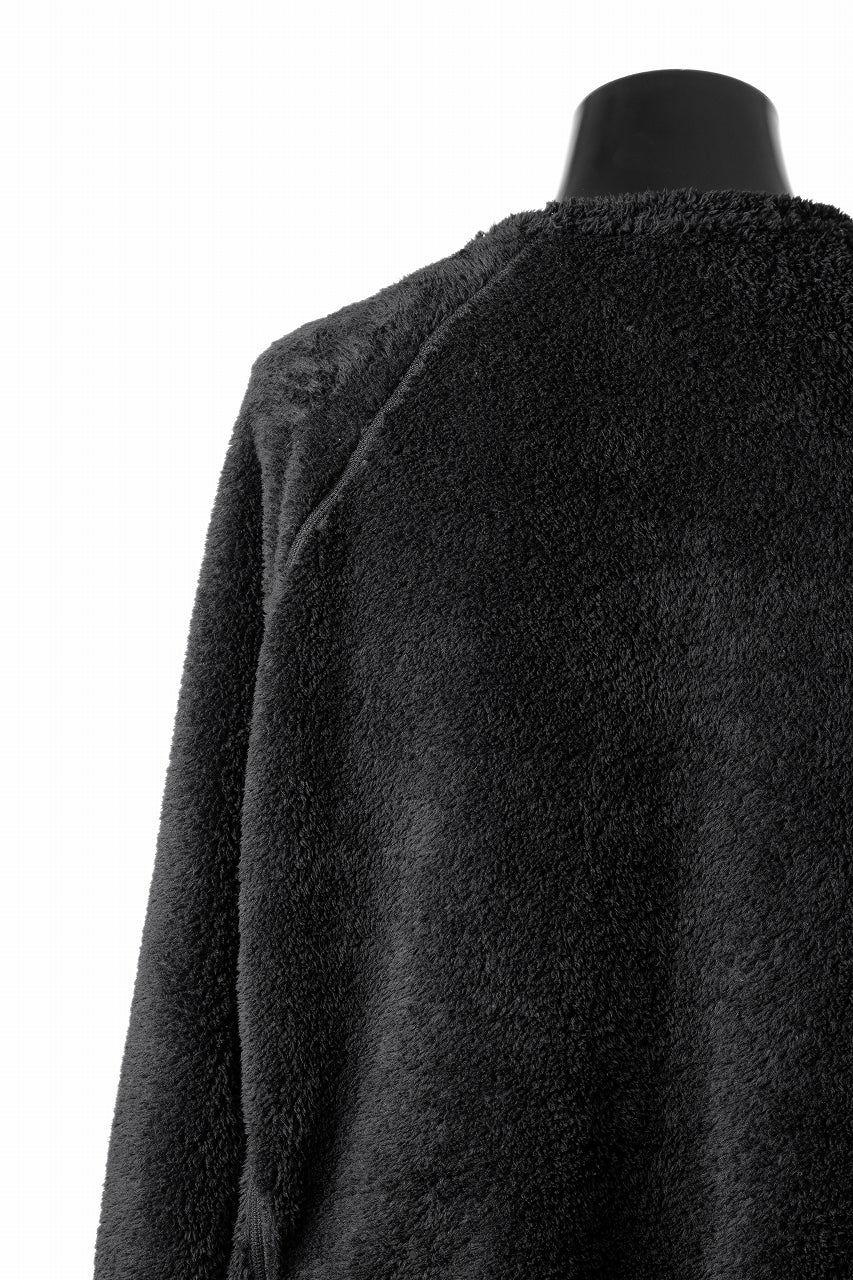 N/07 exclusive BOA FLEECE LOOSEY TOP (BLACK) - Image 13