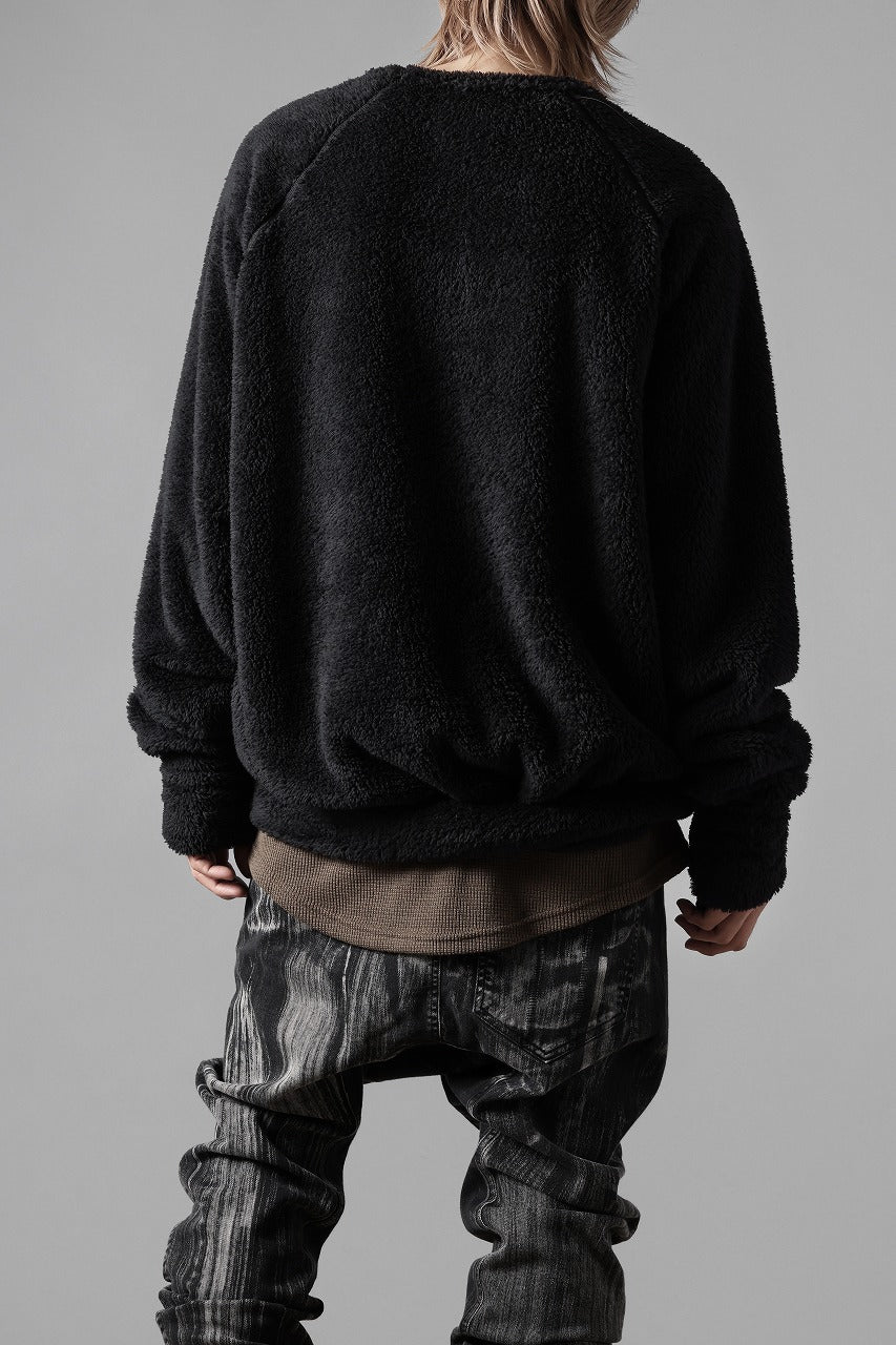 N/07 exclusive BOA FLEECE LOOSEY TOP (BLACK) - Image 26