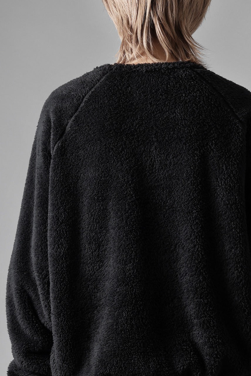 N/07 exclusive BOA FLEECE LOOSEY TOP (BLACK) - Image 33
