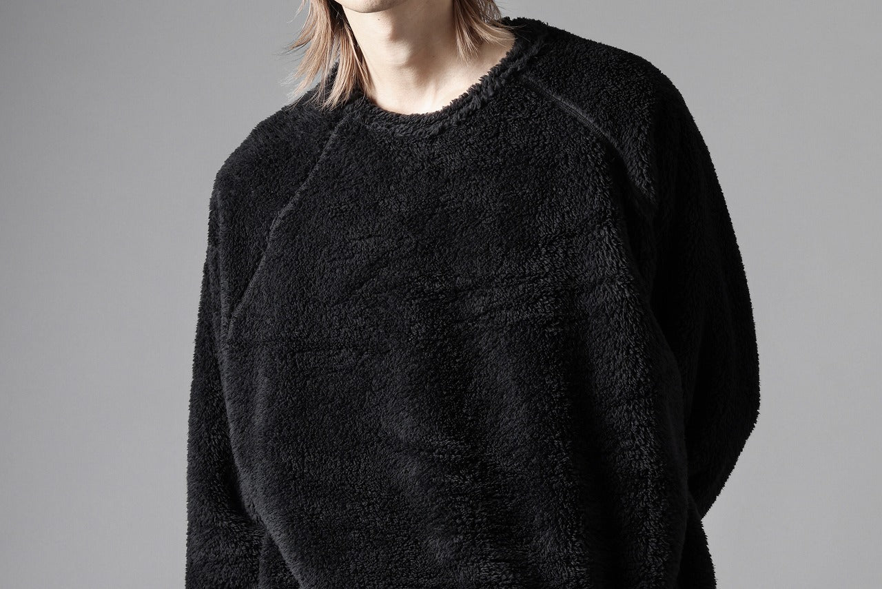 N/07 exclusive BOA FLEECE LOOSEY TOP (BLACK) - Image 34