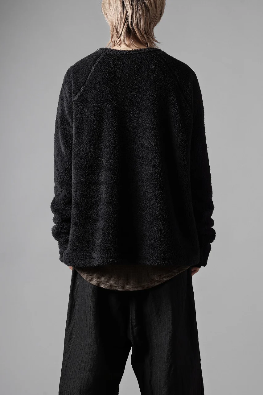 N/07 exclusive BOA FLEECE STRAIGHT TOP (BLACK) - Image 21