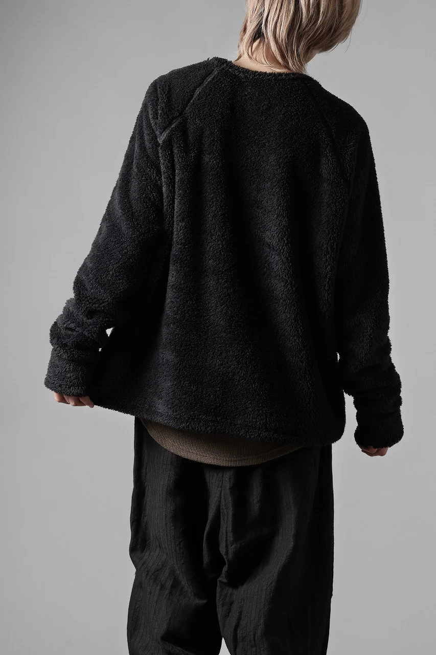 N/07 exclusive BOA FLEECE STRAIGHT TOP (BLACK) - Image 26