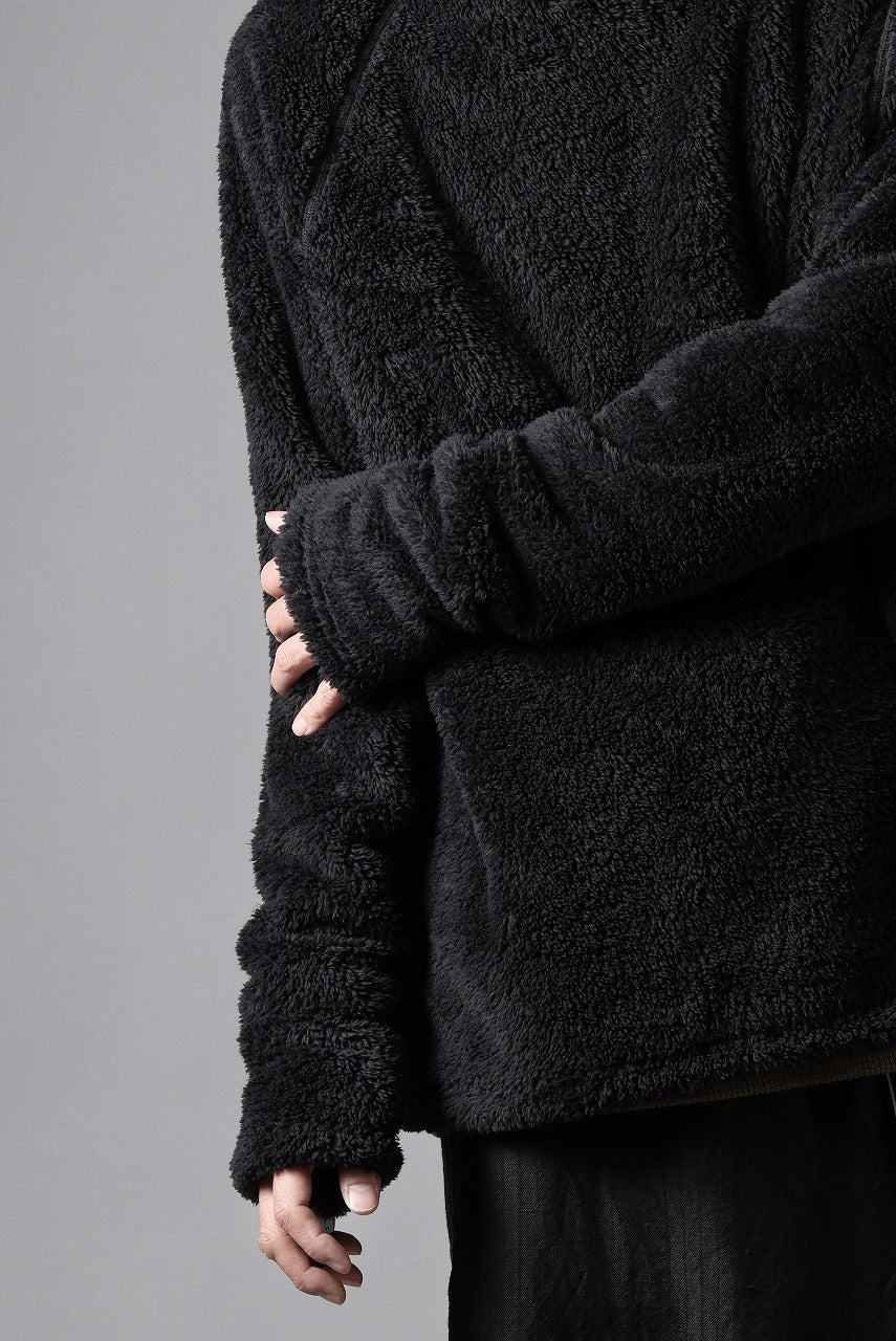 N/07 exclusive BOA FLEECE STRAIGHT TOP (BLACK) - Image 31