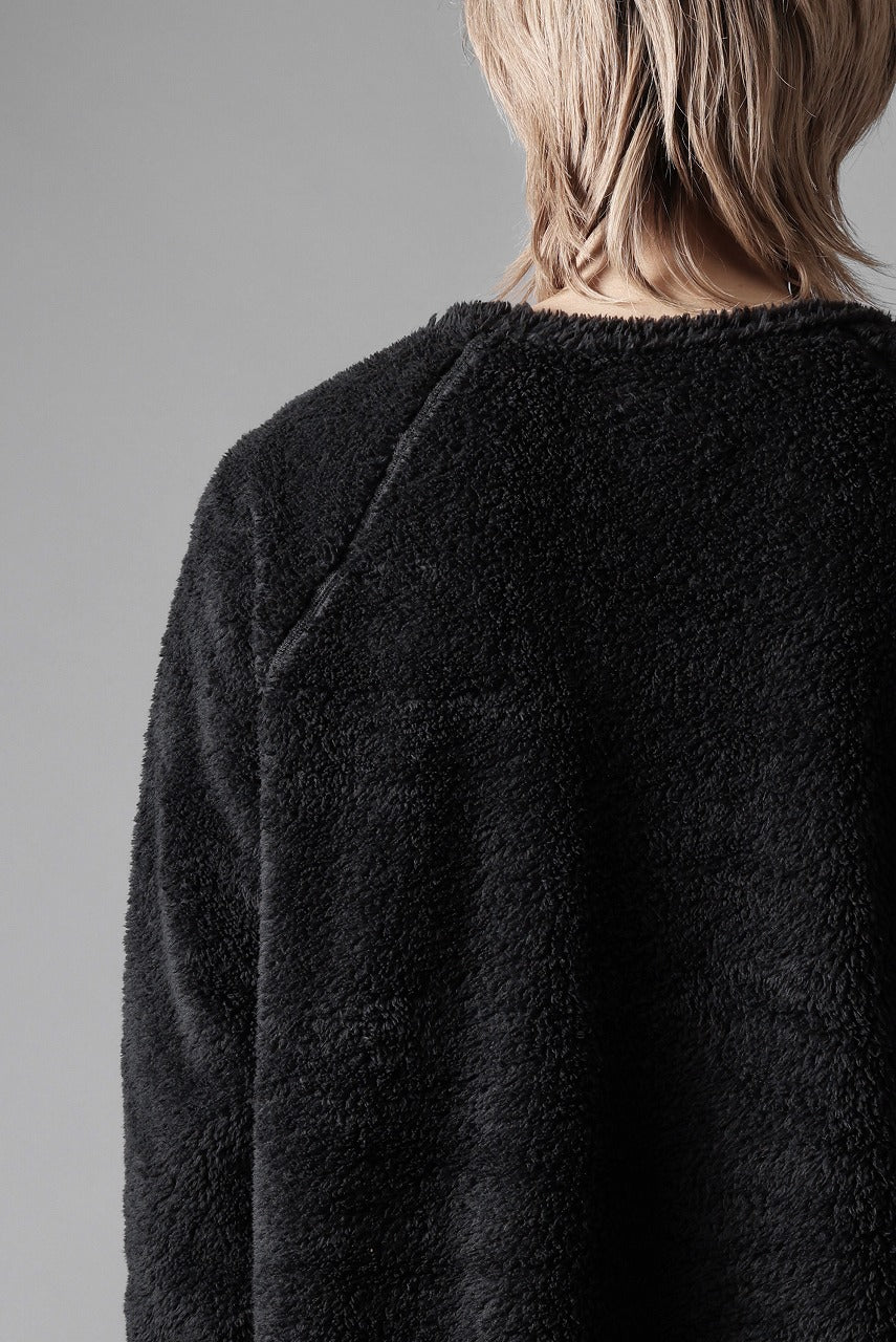 N/07 exclusive BOA FLEECE STRAIGHT TOP (BLACK) - Image 34