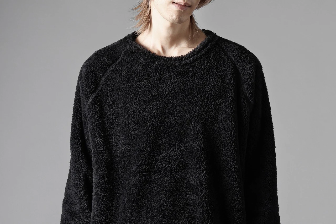 N/07 exclusive BOA FLEECE STRAIGHT TOP (BLACK) - Image 35