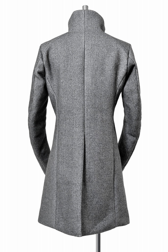 N/07 exclusive coat "Praecipua sectis neo" [three layer structure needlepunch | anatomy patterned] (ASPHALT GREY) - Image 6
