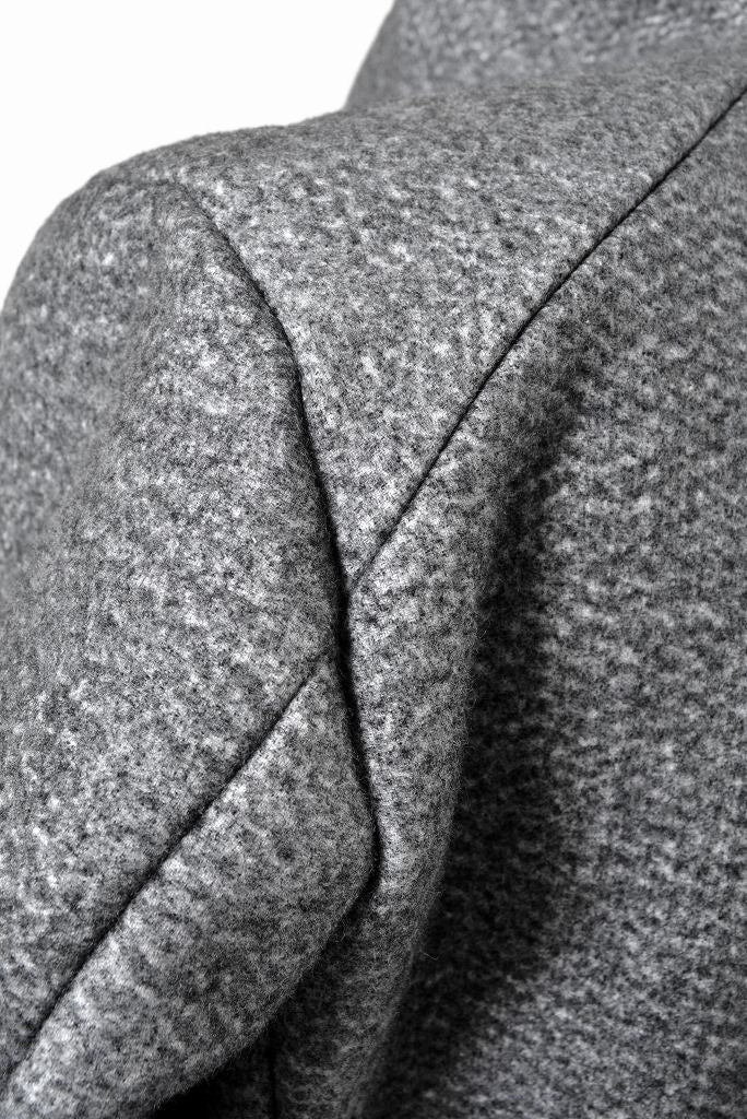 N/07 exclusive coat "Praecipua sectis neo" [three layer structure needlepunch | anatomy patterned] (ASPHALT GREY) - Image 9