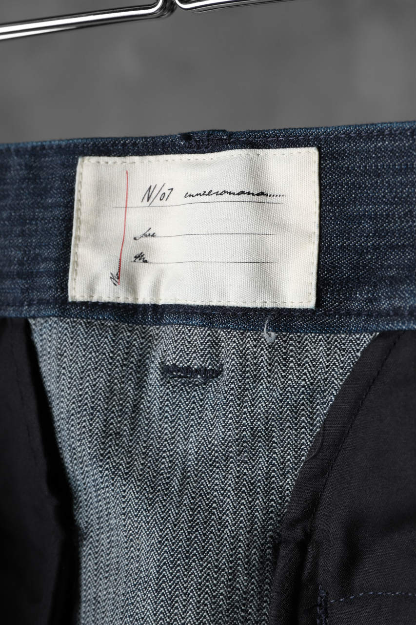 N/07 exclusive CONSTRUCTIVE FORMED SKINNY TROUSERS [ High Stretch Denim/Bio ] (INDIGO) - Image 20