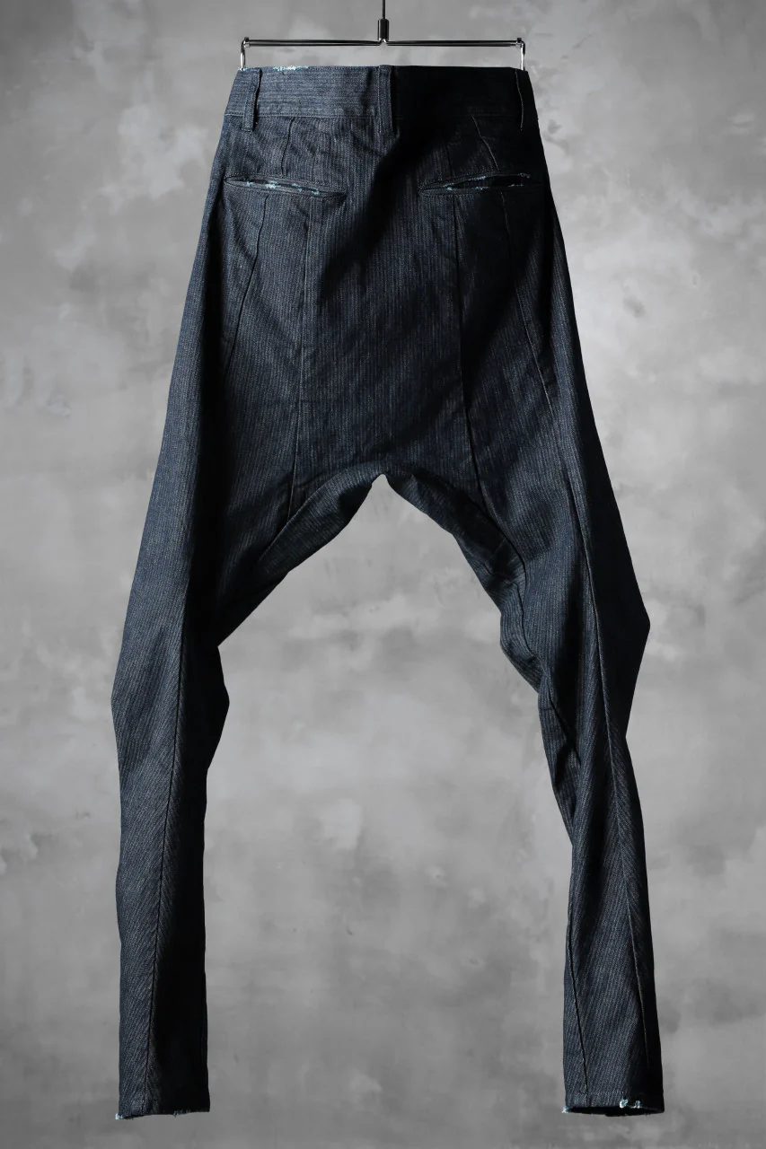 N/07 exclusive CONSTRUCTIVE FORMED SKINNY TROUSERS [ High Stretch Denim/Bio ] (INDIGO) - Image 3