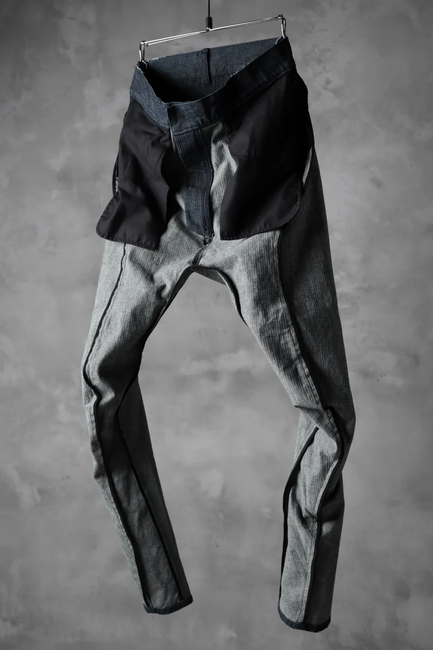 N/07 exclusive CONSTRUCTIVE FORMED SKINNY TROUSERS [ High Stretch Denim/Bio ] (INDIGO) - Image 4