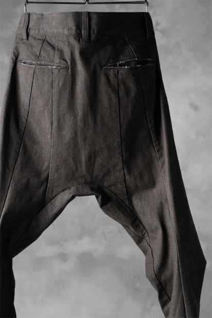 N/07 exclusive CONSTRUCTIVE FORMED SKINNY TROUSERS [ High Stretch Denim/Bio ] (KHAKI BROWN) - Image 18