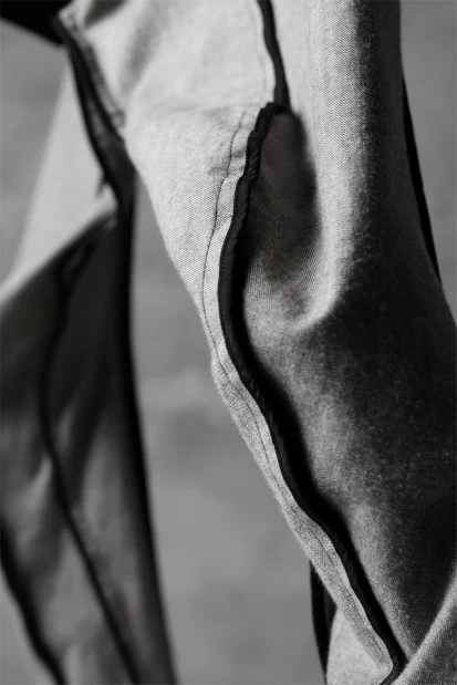 N/07 exclusive CONSTRUCTIVE FORMED SKINNY TROUSERS [ High Stretch Denim/Bio ] (KHAKI BROWN) - Image 21
