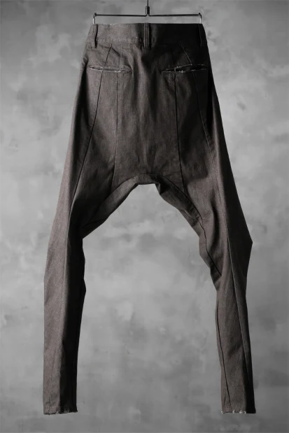 N/07 exclusive CONSTRUCTIVE FORMED SKINNY TROUSERS [ High Stretch Denim/Bio ] (KHAKI BROWN) - Image 3