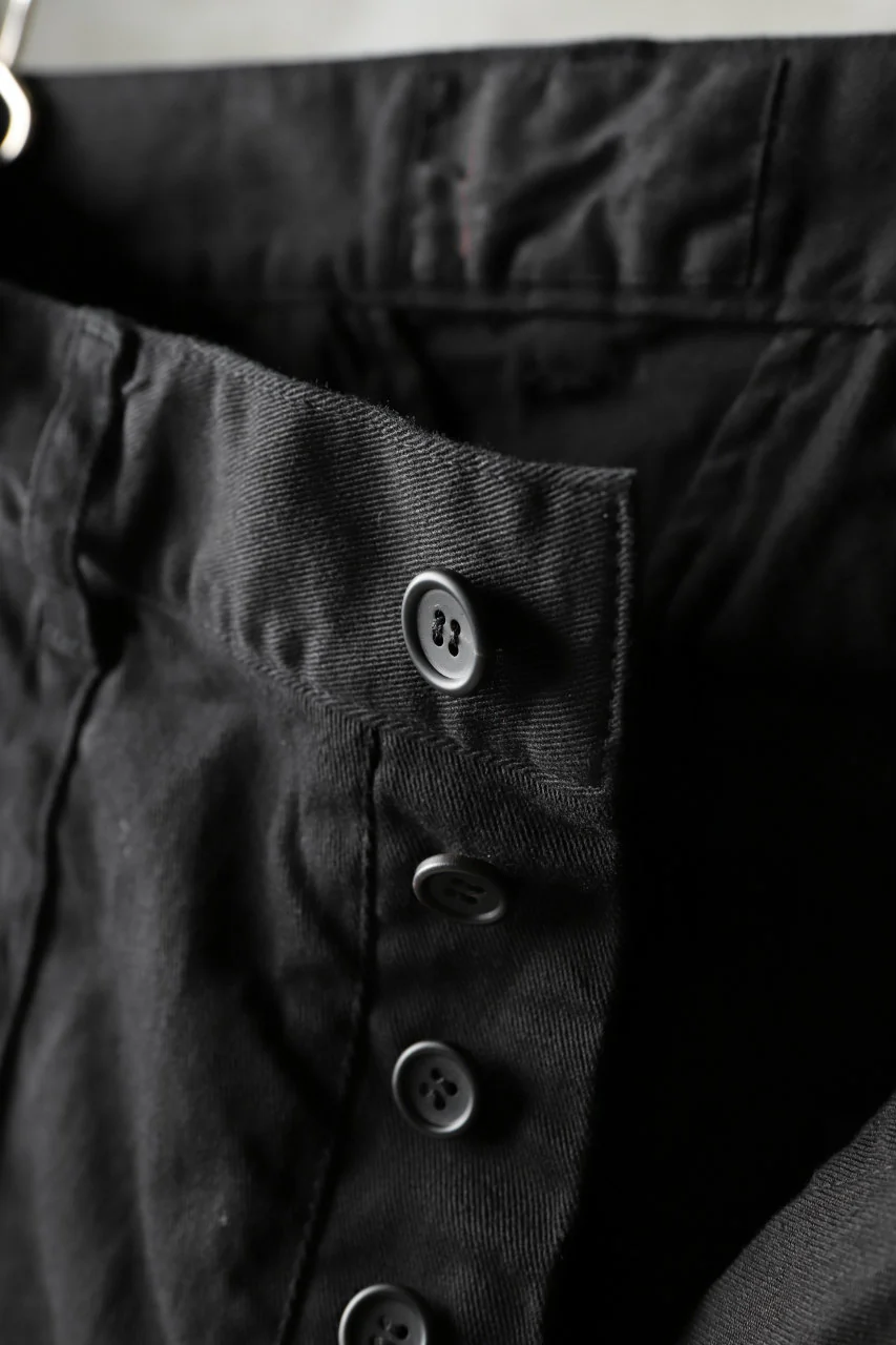 N/07 exclusive CONSTRUCTIVE LAYERED CARGO JODHPURS [ Stretch Weapon / Object Dye ] (BLACK) - Image 16
