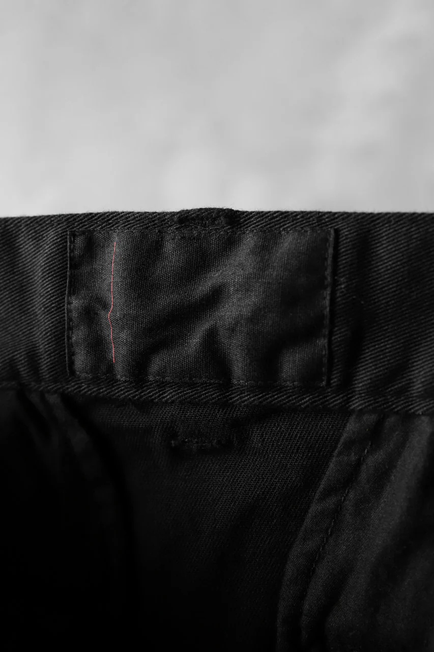 N/07 exclusive CONSTRUCTIVE LAYERED CARGO JODHPURS [ Stretch Weapon / Object Dye ] (BLACK) - Image 17