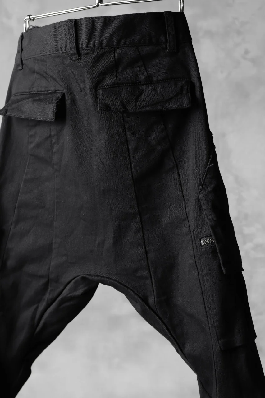 N/07 exclusive CONSTRUCTIVE LAYERED CARGO JODHPURS [ Stretch Weapon / Object Dye ] (BLACK) - Image 20